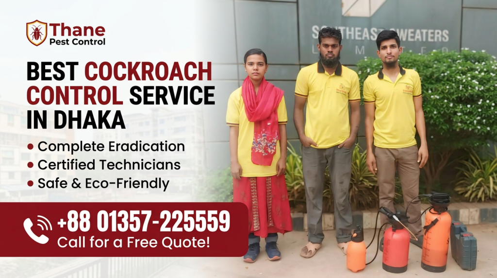 Best cockroach control service in dhaka image